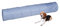 Relaxdays Hundetunnel, Spieltunnel für aktive Hunde, Hundetraining, 300 cm lang, Ø 50 cm, Faltbarer Agilitytunnel, grau