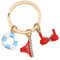 Schlüsselanhänger 2 Stück Niedlicher Schwimmring Schlüsselanhänger Rettungsring Tasche Ornament Anhänger
