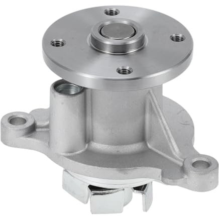 VekAuto Pompa dell'Acqua Compatibile per Hyundai GRAND I10 I20 per KIA RIO PICANTO MORNING 1.2L, Resistente Metallo Tono Argento Pompa dell'Acqua Anteriore del Motore.