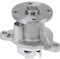 VekAuto Water Pump Compatible for HYUNDAI GRAND I10 I20 for KIA RIO PICANTO MORNING 1.2L, Durable Metal Silver Tone Front Engine Water Pump
