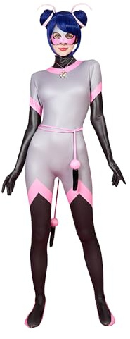 micotaku Miraculous Ladybug Multimouse Cosplay Kostüm Multimouse Jumpsuit Halloween Kostüm