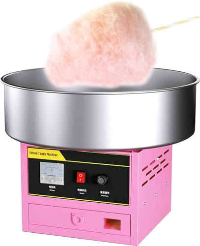 XIAGJAO 1200W Commercial Cotton Candy Machine