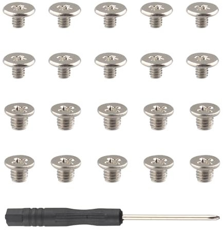 ZDE 20PCS m2 ssd Screws Kit PCIe NVMe M.2 SSD Mounting Screws Computer Motherboard Screws 10PCS M2x2.5mm + 10PCS M3x3mm with Screwdriver for Raspberry Pi M.2 NVME Hard Drive Laptop Computer