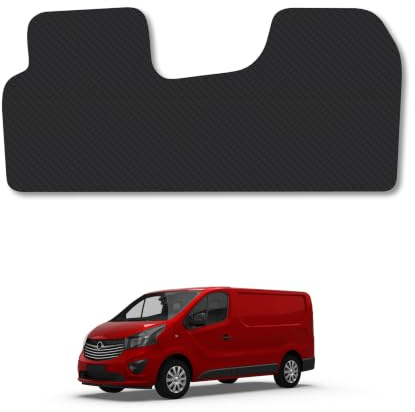 Vauxhall Vivaro (2001-2014) 5mm Rubber Car Mats | Heavy Duty Rubber Tailored Fit Floor Mats Full Coverage Durable Waterproof Accessories Easy Clean Anti Slip Made in the UK
