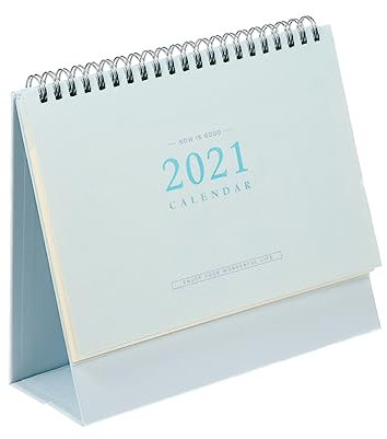 Generisch 2021 Tischkalender Organizer Blockplaner Digitaler Kalender Tisch Kleiner Praktischer Selbststehender Mini Karten