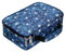 Federmäppchen 72 Slots Große Kapazität Bleistift-Beutel Mäppchen Portable Abnehmbar Aufbewahrung Bleistifte Organizer Stationäre Fall Farbige Bleistifte Halter für Mädchen Jungen (Blaue Sterne)