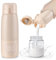 Cordless Portable Bottle Warmer, Baby Portable Milk Warmer Large Capacity 500ML, Fast Heating & Precise Temp Control for for Breast Milk Formula Milk, Rechargeable Baby Bottle Warmer for Travel (02)