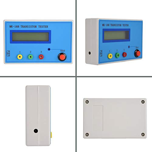 Transistortester, NPN PNP MOS Diode Triode Kapazitätswiderstand ESR RLC -Messgerät mit Abschaltstrom 20 NA, Zum Testen Elektronischer Komponenten