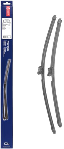 DENSO Flachwischer-Set DF-449 (650/580 mm, Linkslenker): Zwei leise, langlebige Wischer mit aerodynamischem Design. OEM-Qualität, breite Kompatibilität, 2 Jahre Garantie.