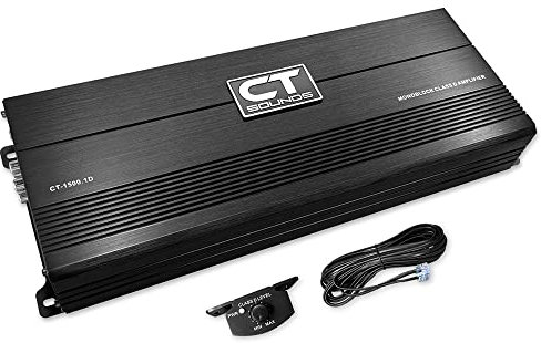 CT Sounds CT-1500.1D Amplificatore monoblocco audio compatto classe D, 1500 Watt RMS