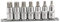 Draper 16341 1/5,1 cm carré d'entraînement Torx Plus 55 mm Douille 7 pièces