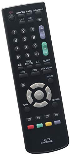 ALLIMITY GA574WJSA sub GA591WJSA Fernbedienung Ersetzen für Sharp Aquos LCD TV LC-42SD1RU LC-37AD5E LC-42AD5 LC-42BG1E LC-52XD1RU LC-37D44E LC-42XD10E LC-32D44E LC-37AD5 LC-26SD1ERU LC-32SD1E