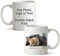 Merch Kingdom Personalised Any Photo, Logo or Text Mug 11oz - Double Sided Custom Coffee Tea Cup