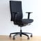 Dauphin @Just motionflex AJ 3661, Bürostuhl mit hoher Vollpolster Rückenlehne, individuell anpassbar, Deutscher Hersteller (schwarz)