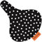 BikeCap - Fahrrad-Bezug Sattelüberzug Regenschutz Fahrradsattel-Bezug Sattelbezüge Seat-Cover Fahrrad-Sitzbezug (Black Dots)