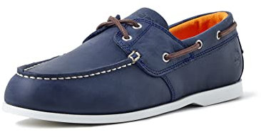 Timberland Men's Cedar Bay 2 Eye Boat Shoe, Navy Full Grain, 10.5 UK
