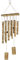 Relaxdays Windspiel Bambus, Klangspiel, Hängedeko für draußen & drinnen, Warmer Klang, Windorgel, HxB: 60 x 18 cm, Natur