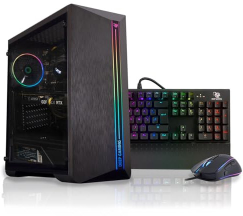 DeepGaming Covenant 2 - PC Gaming Completo Intel Core i9-12900F | 64GB DDR4 |1TB SSD M.2 NVMe | Nvidia RTX 3050 6GB GDDR6 | Windows 11 Pro | Ordenador de Sobremesa Gaming