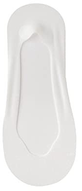 Finnische Socken Stricken Für Jede Jahreszeit Damen-Innensocken, niedrig geschnittene, rutschfeste Söckchen, versteckte, gepolsterte, unsichtbare Socken für Flachboote Socken Salat (White-2, One Size)