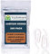 Yuhman 200-Pack Premium White Plastic Curtain Hooks - 2.8cm x 1.2cm - Versatile Heavy - Duty Design for Windows, Doors, and Showers - Fits All Types of Curtains