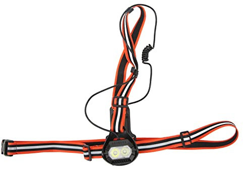 Topyond Lauflicht, Brustlicht, LED Brustlampen, USB Wiederaufladbar, IPX4 wasserdich 120° verstellbar Laufgürtel Licht für Camping Wandern Laufen Reflektierende LED-Nachtlauflampen