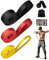 Victoper Set di 3 Bande Elastiche di Resistenza Fitness - Diversi Livelli, Ancoraggio alla Porta, per Uomo e Donna, Stretching, Pilates