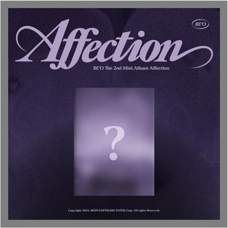 BE'O Affection 2nd Mini Album CD+Book+Card+Tracking Sealed BEO (SET(BOX+JEWEL CASE))