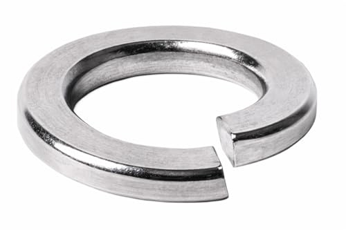 Federringe für M10 (DIN 127 Form B) | Edelstahl Inox A1 V2A 1.4310 Rostfrei | Schraubensicherung Federscheibe 100 Stück