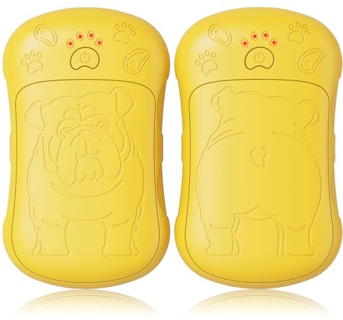 Handwärmer Elektrisch，2er Set 6000mAH Akku Elektrischer Handwärmer Wiederverwendbar Aufladbar Taschenwärmer ideal für Outdoor-Sport, Jagd, Golf, Camping, warmes Geschenk für Frauen, Männer, Kinder