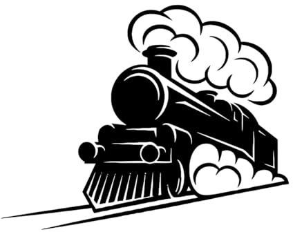 Wandtattoo Eisenbahn, Kinderzimmerdeko, Vinyl, Eisenbahnschienenaufkleber, Wandbild, Eisenbahnlokomotive, Aufkleber, Schlafzimmerdekoration für kleine Jungen, Größe S – 33x42cm