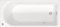 Baignoire balnéo encastrée Duravit D-Neo avec un dossier, 1800x800 mm, 760475000JP1000