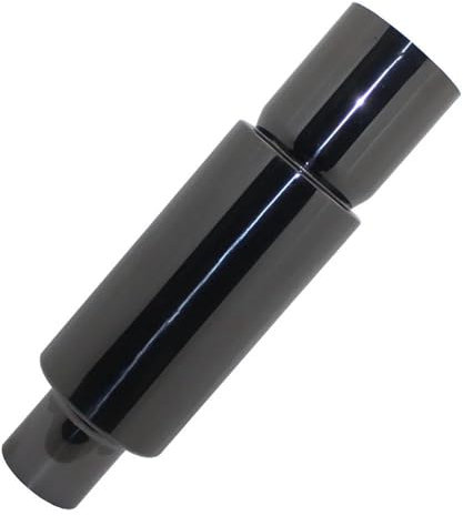 DZSYINGLONGSM Endrohre Autoauspuff Schalldämpfer Endrohr Universal Edelstahl Schnittstelle 51 57 63MM Auspuffanlage Ende 76mm Auspuff Endrohr(007 Titanium 63)