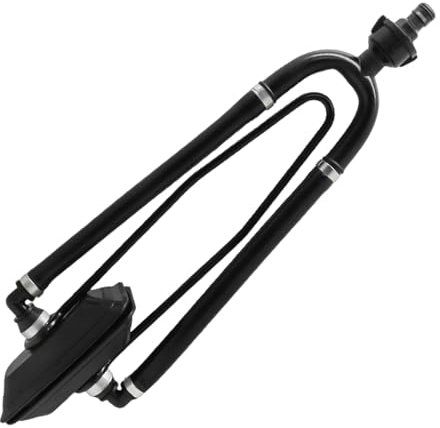 Lave-eau pour moteurs hors-bord, manchons de moteur de bateau, portable, cache-oreilles pour bateau, outil de rinçage anti-fuite avec double alimentation en eau pour bateaux à sable salé, 37,5 x 13 cm