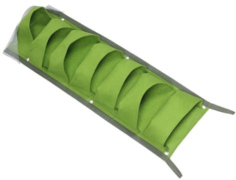 POPETPOP Bolsas De Cultivo Verticales Maceta Colgante De Poliéster 7 Compartimentos para Plantas