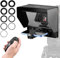 VEVOR Teleprompter, 25,4 cm Aluminiumlegierung, Desktop-Prompter mit Winkelspektroskop, Fernbedienung, kompatibel mit iOS/Android, für Kamera-Tablet-Smartphone, Videoaufzeichnung/Live-Streaming