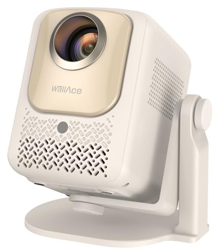 X8 Beamer mit Android – Auflösung 720p, unterstützt 1080p/2K/4K, 6000 Lumen, Dual-Band-WLAN 2.4G/5G, Bluetooth 5.0, elektronische Trapezkorrektur, Display bis zu 150 Zoll für Heimkino