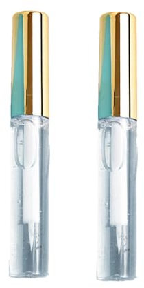 2 Pcs 5ml Eyelash Glue, Super Strong Hold False Eyelash Glue, Lash Glue For False Eyelashes, Fast Drying Lashes Glue, Salon & Home Use (Transparent)