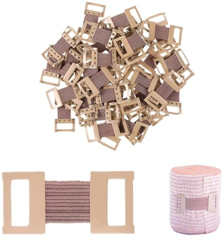 50 Stück Erbandklammern,Verbandsklammern Elastische | Verbandklammern Stretchbandageclip Stretch Metallklammern,Klammern Clips Für Verschiedene Bandagen Verbandsmaterial