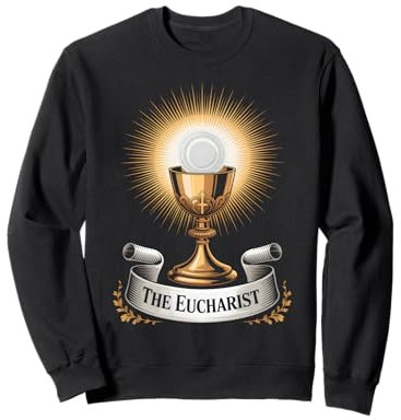 La messe catholique et l'adoration du calice eucharistique Sweatshirt
