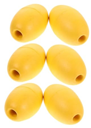 Bootsanker Stabilisierungsbojen aus PVC für Kajak und Boot | Gelb, Ovale Seilschwimmer mit Kompakter Form, für Schwimmen und Krabbenfischen, 6 Stück