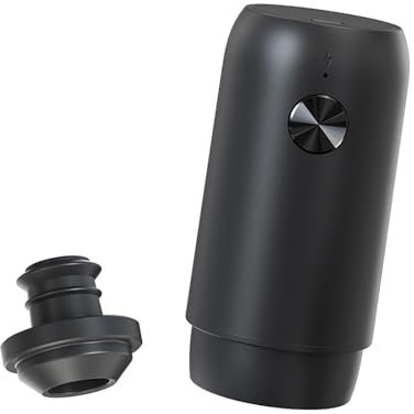 Electric Wine Saver Pumps with Reusable Vacuum Wine Stoppers Rechargeable Automatic Bottle Sealer Preserver Portable