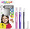 Snazaroo 1180141 Kinderschminke, Schminkstift mit Pinselspitze, 3 Farben Set Fantasie, rosa/lila/silber
