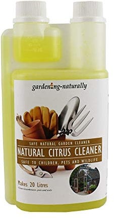 Natural Citrus Cleaner For Greenhouses, Pots and Tools