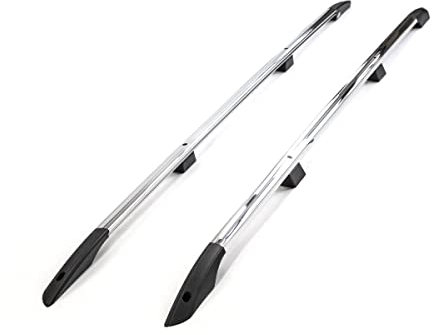 Germansell Dachreling kompatibel mit VW T5 T6 und T6.1 kurz ab Bj. 2003 Alu Hochglanz