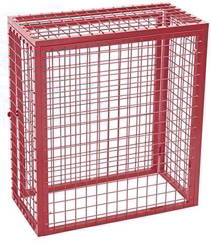 Gas Cylinder Cage Gas Bottle Collapsible Cylinder Bottle Storage Security DIY & Tools Size 80x40x90cm