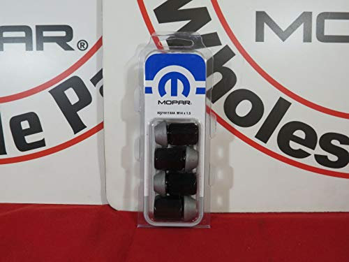 Mopar 82216113AA Black Lug Nut Kit Jeep Grand Cherokee Dodge Durango Ram Gladiator