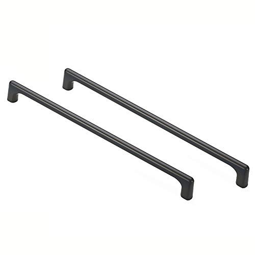 BOZONLI 2 Pack Grey Cupboard Handles, 320mm Kitchen Door Handles Cabinet Handles Furniture Drawer T Bar Pulls