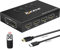 KVM Switch 4 Port Box 4K@60Hz,MLEEDA USB und HDMI Switch für 4 Computer zur gemeinsamen Nutzung von einem UHD-Monitor und 4 USB Geräten, Tastatur Maus Drucker,Mit Fernbedienung und 5 Kabeln