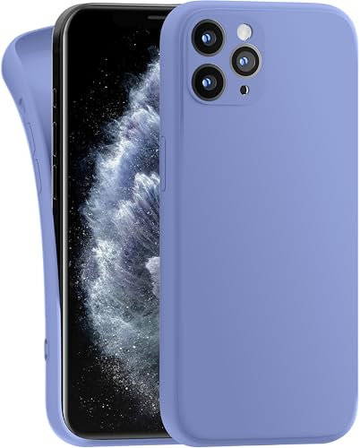 MyGadget Hülle Kompatibel mit iPhone 11 Pro - robuste Silikon Schutzhülle TPU Case Slim Silikonhülle - Back Cover Kratzfest Handyhülle - Matt Blau