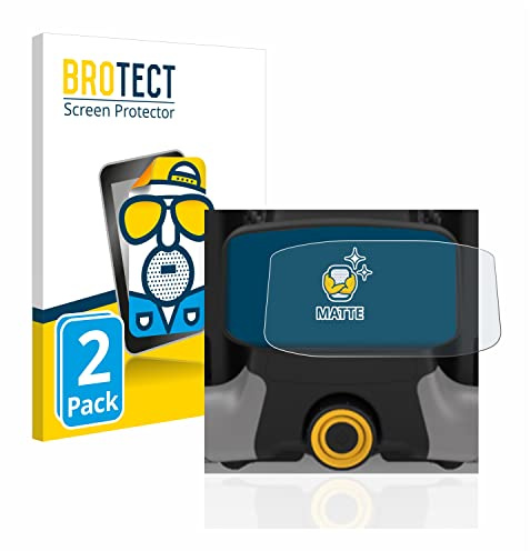 BROTECT Entspiegelungs-Schutzfolie für PowaKaddy CT8 (2 Stück) Matte Displayschutz-Folie, Anti-Reflex, Anti-Fingerprint